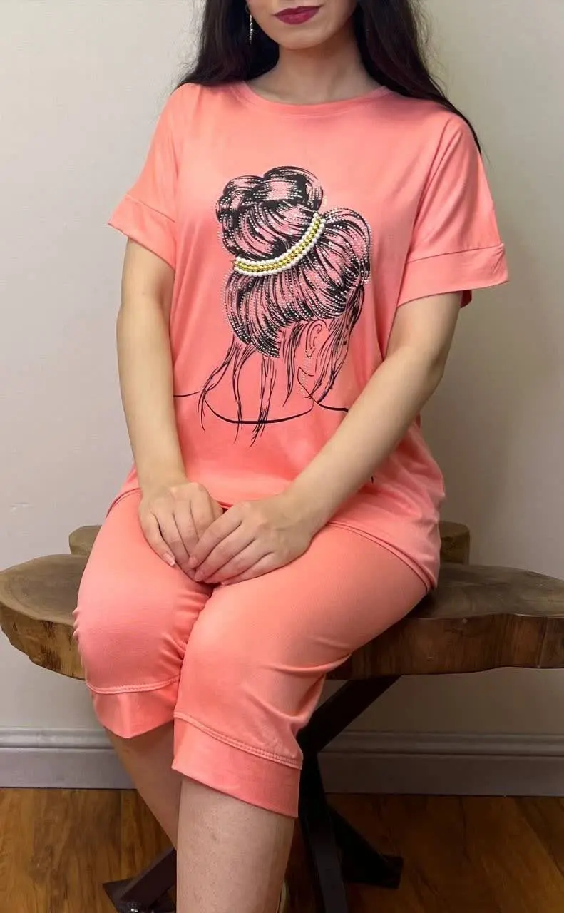 تیشرت و شلوارک نگین و مروار...