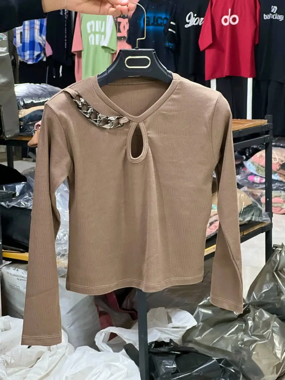 👚 کراپ تک اشک زنجیری 👚
