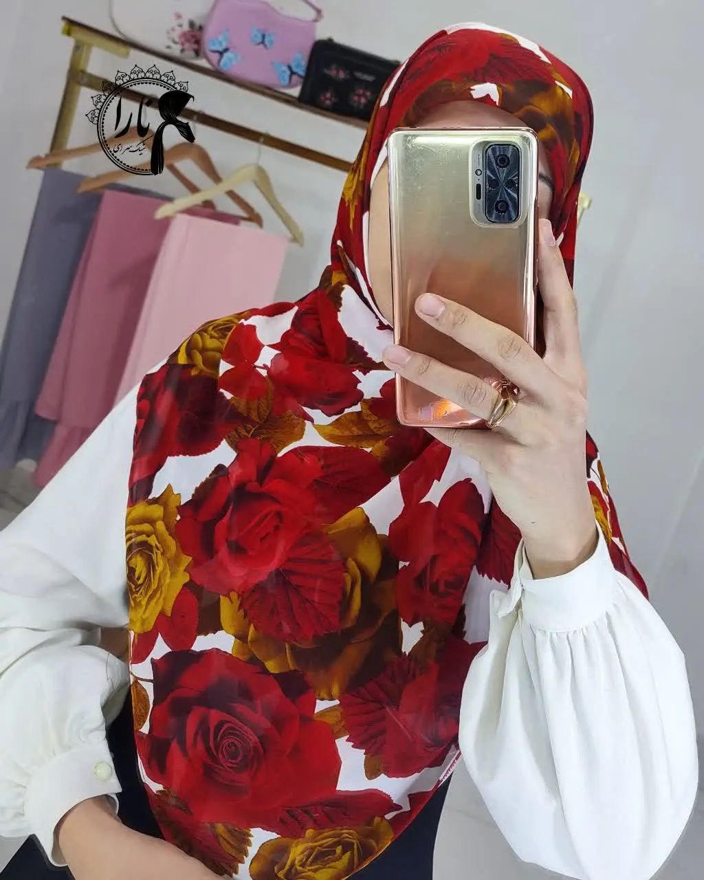 روسری حریرژورژت
