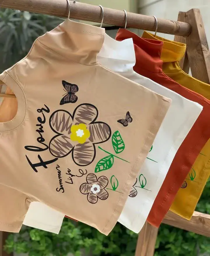 🌸کراپ تک دخترانه طرح FLOWER🌸
