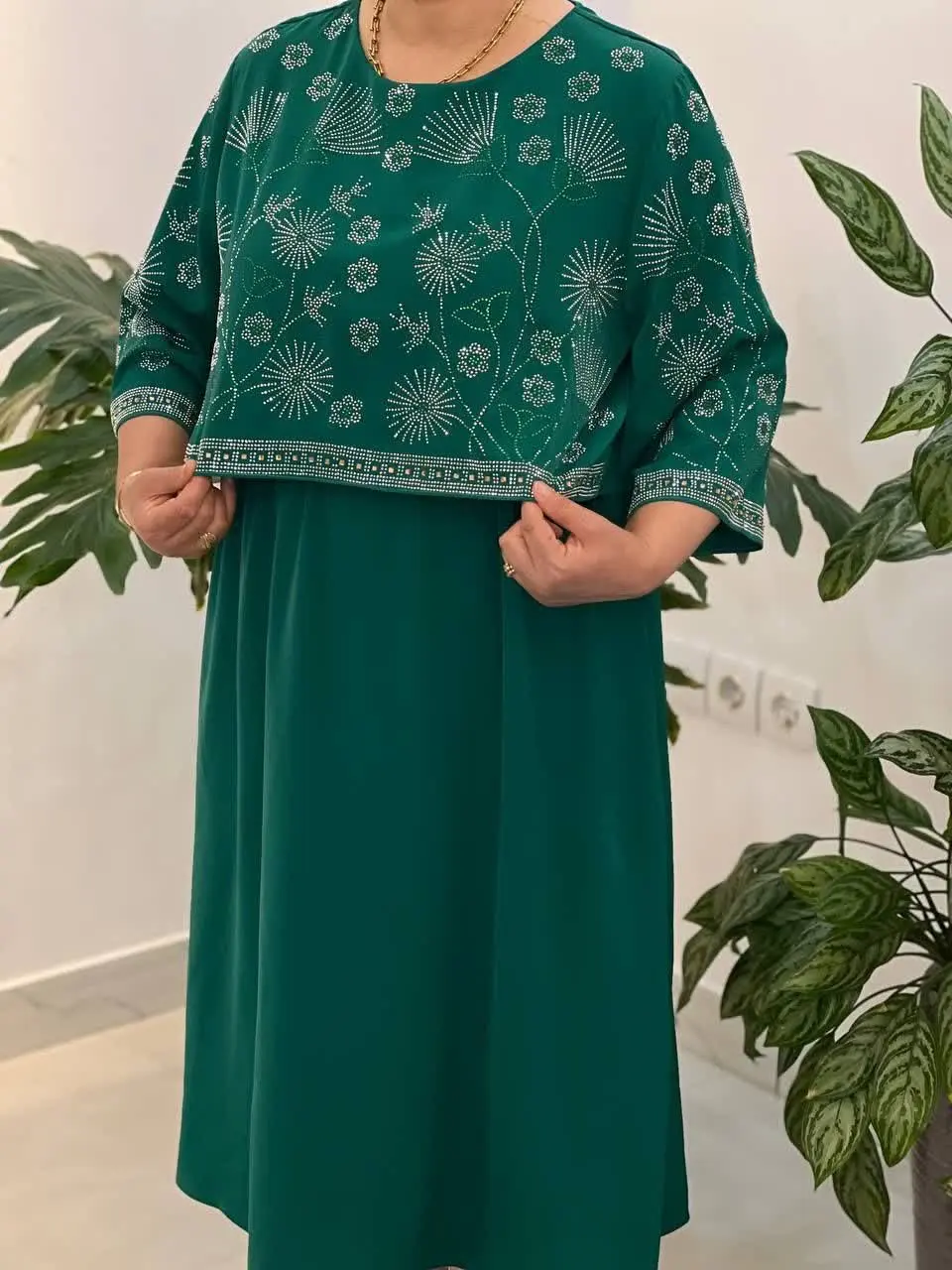 پیراهن مجلسی وارداتی کارشده 
