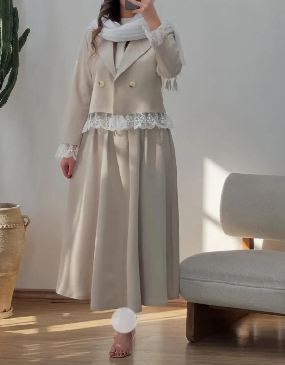 🌷نام: کت و دامن گیپور