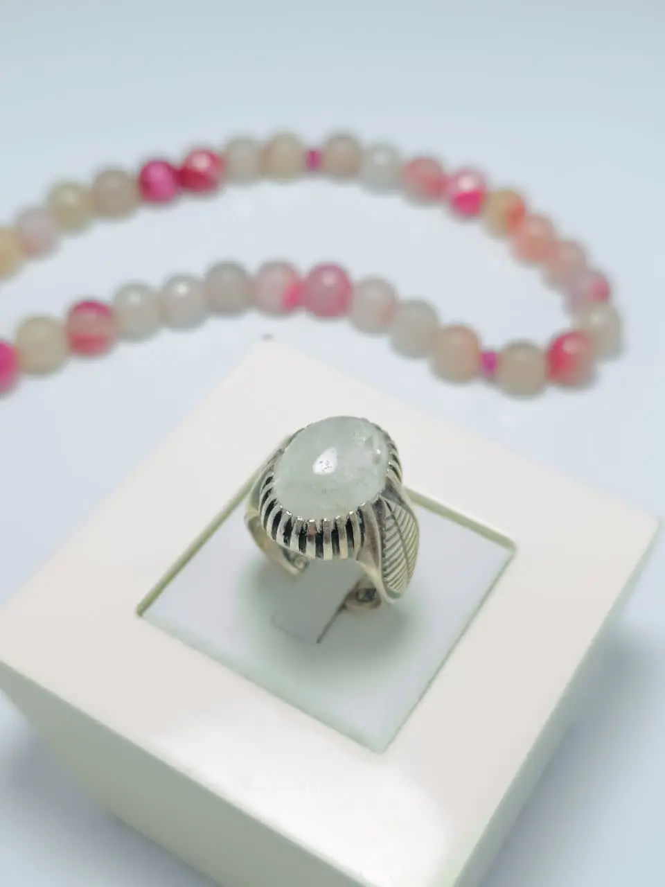 انگشتر نقره مردانه چنگی در نجف