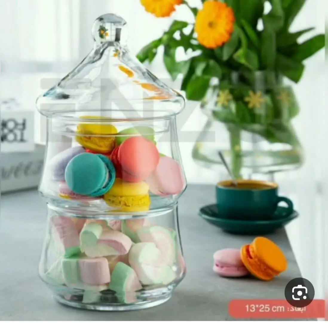 شکلات واجیل خوری بلور دوطبقه طرح کاج
