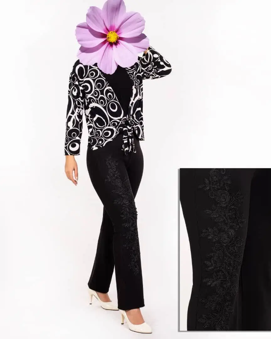 شلوار مجلسی گیپوری راسته 
