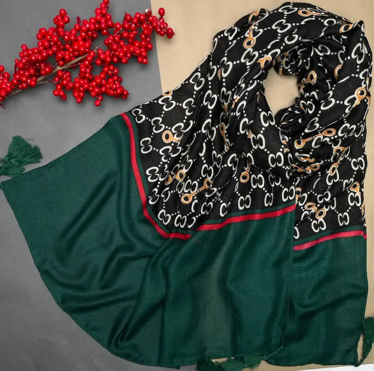 ⚜️ روسری نخ پنبه (سیا اسکارف)