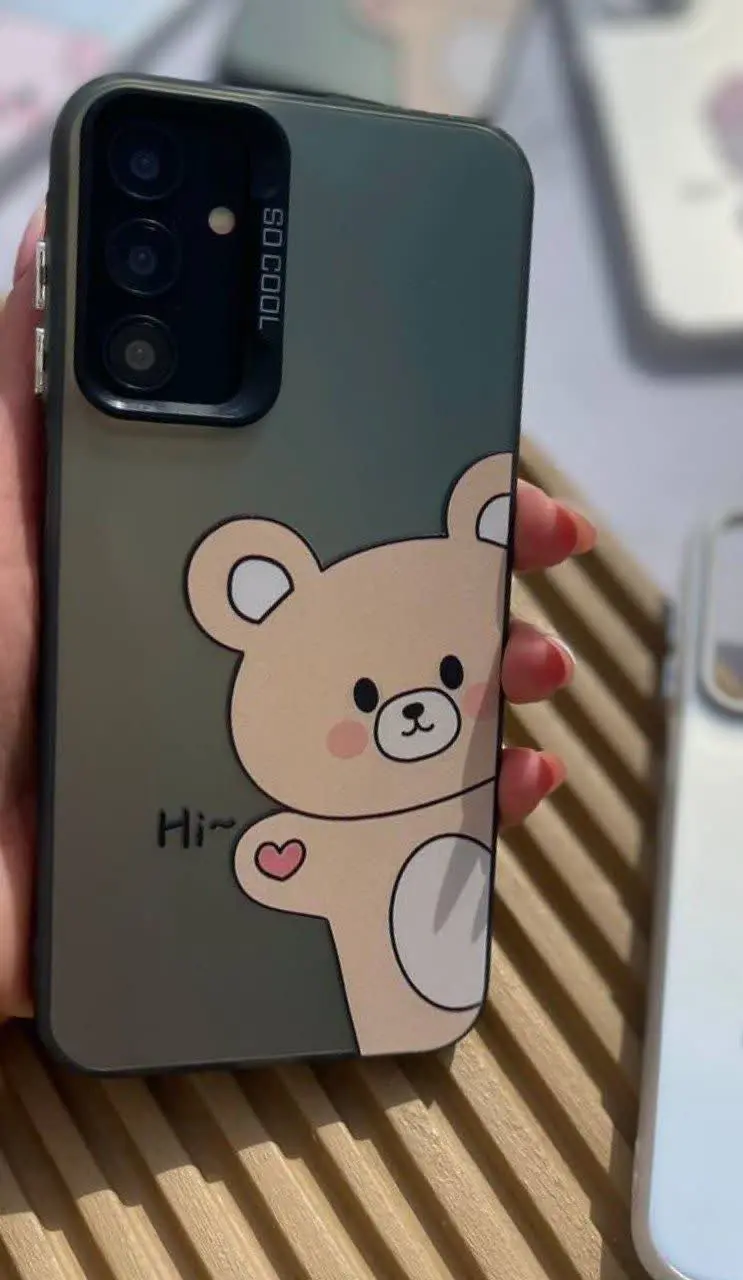 📱مدل قاب: قاب سوکول خرس تدی مخصوص انواع #سامسونگ #شیائومی 
