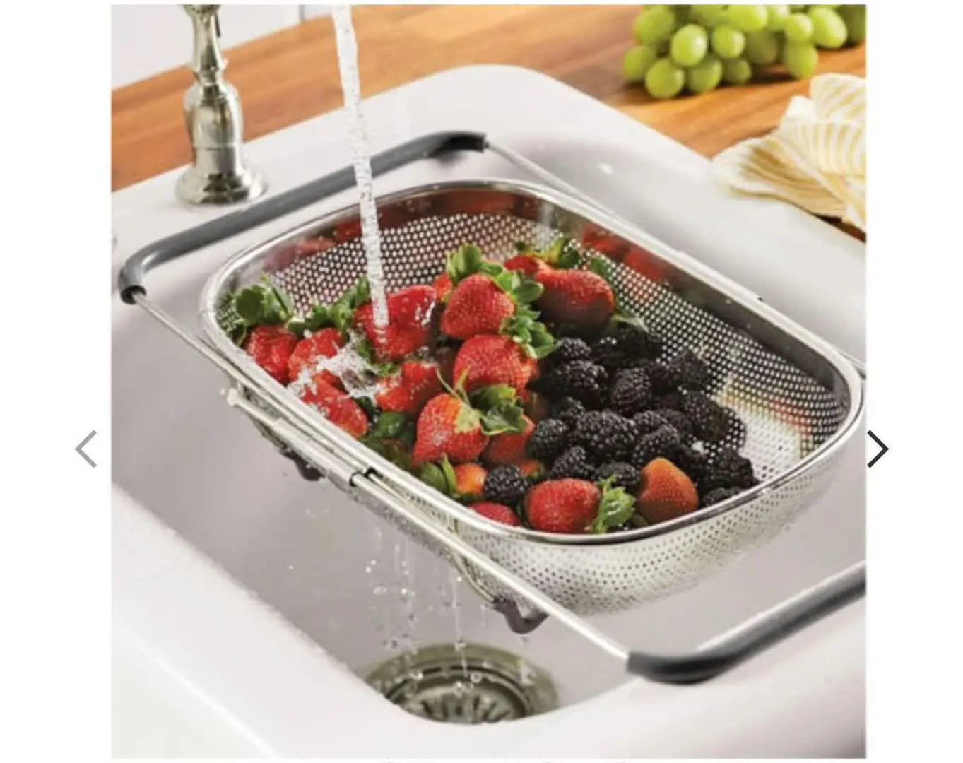 آبکش کشویی سینک ظرفشویی استیل آهنربا نگیر
