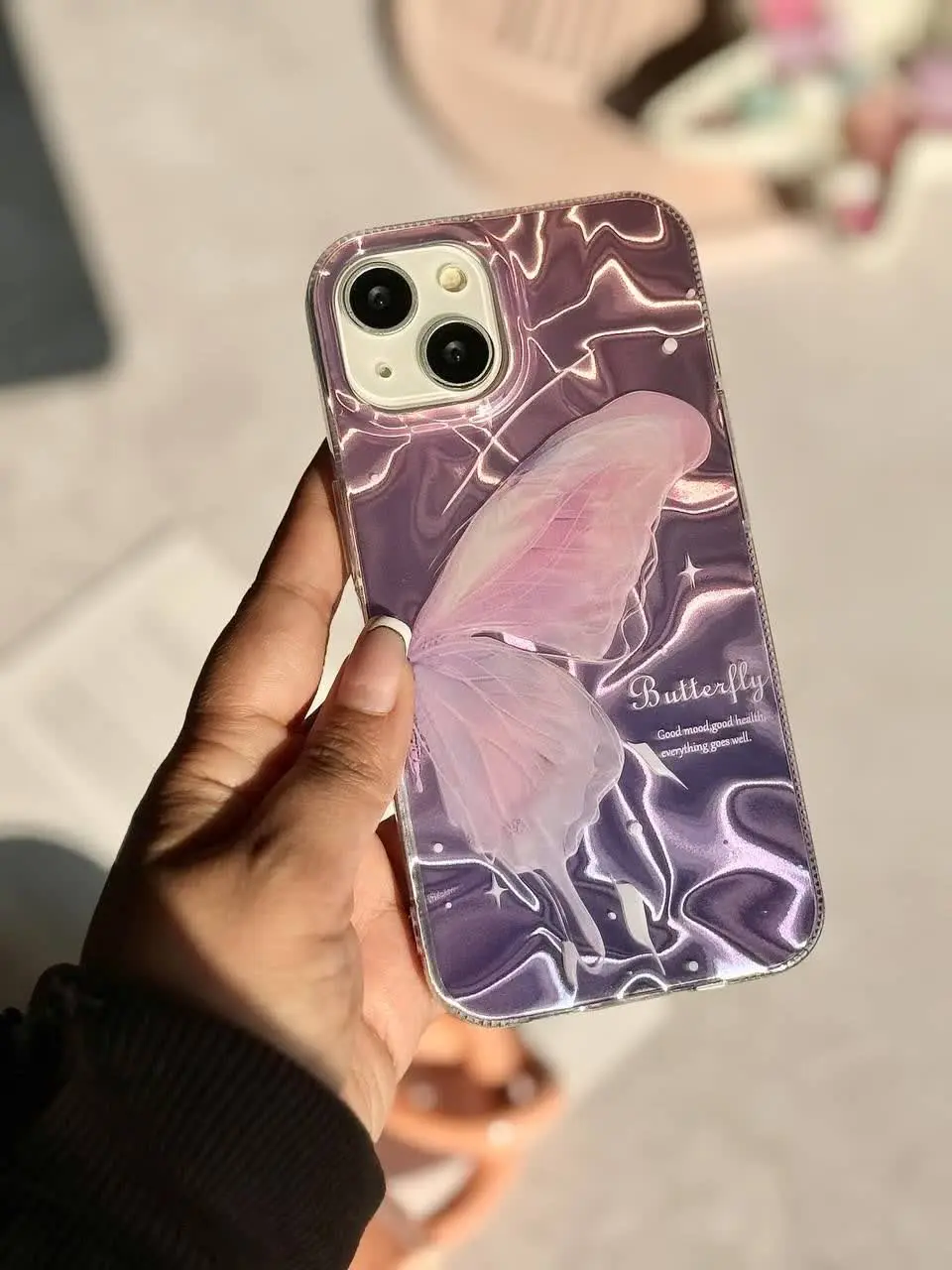 📱مدل قاب: قاب پروانه دفورمه مخصوص انواع #سامسونگ #شیائومی و #آیفون 
