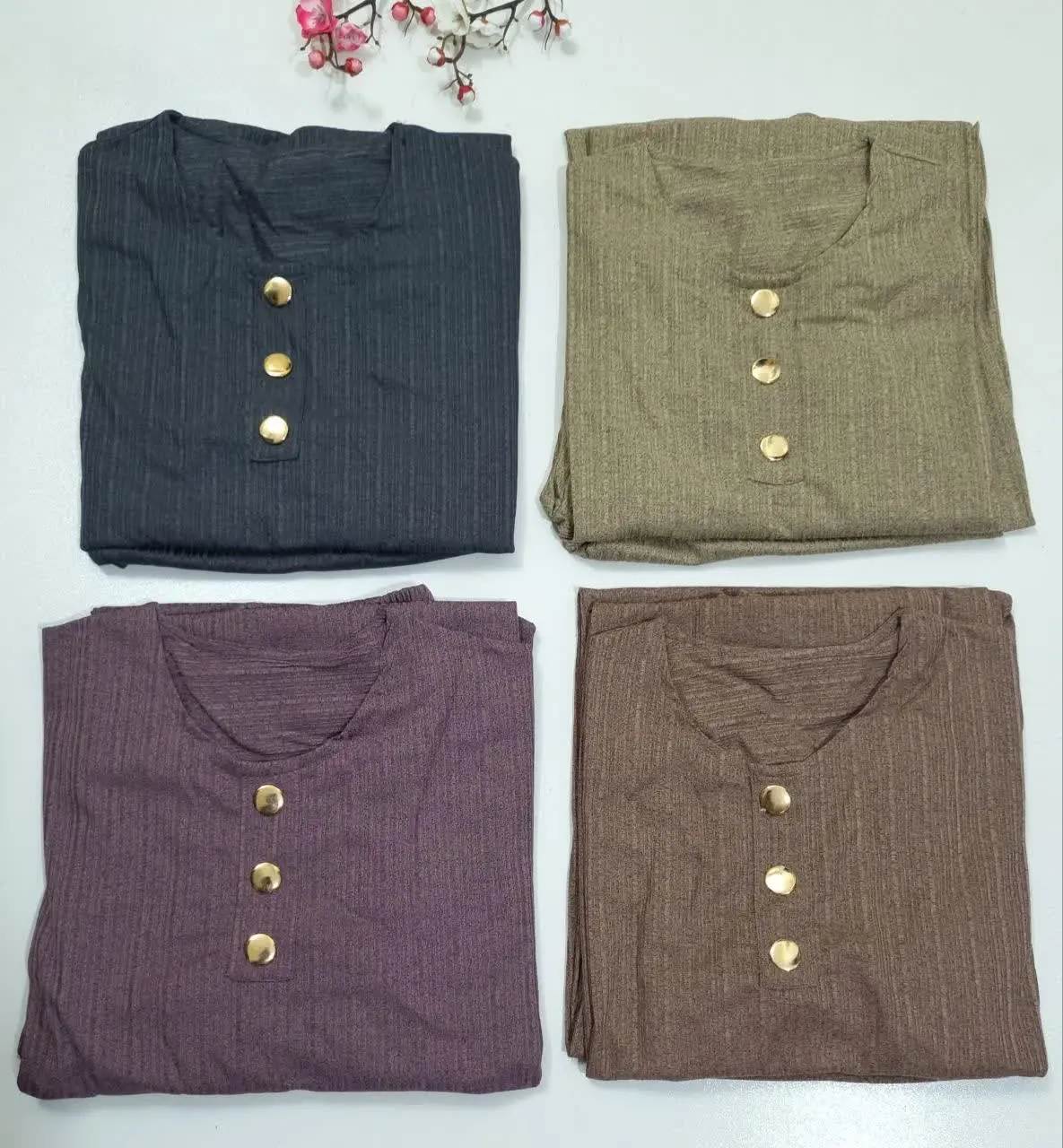 💥 یه ست راحتی و شیک دکمه طل...