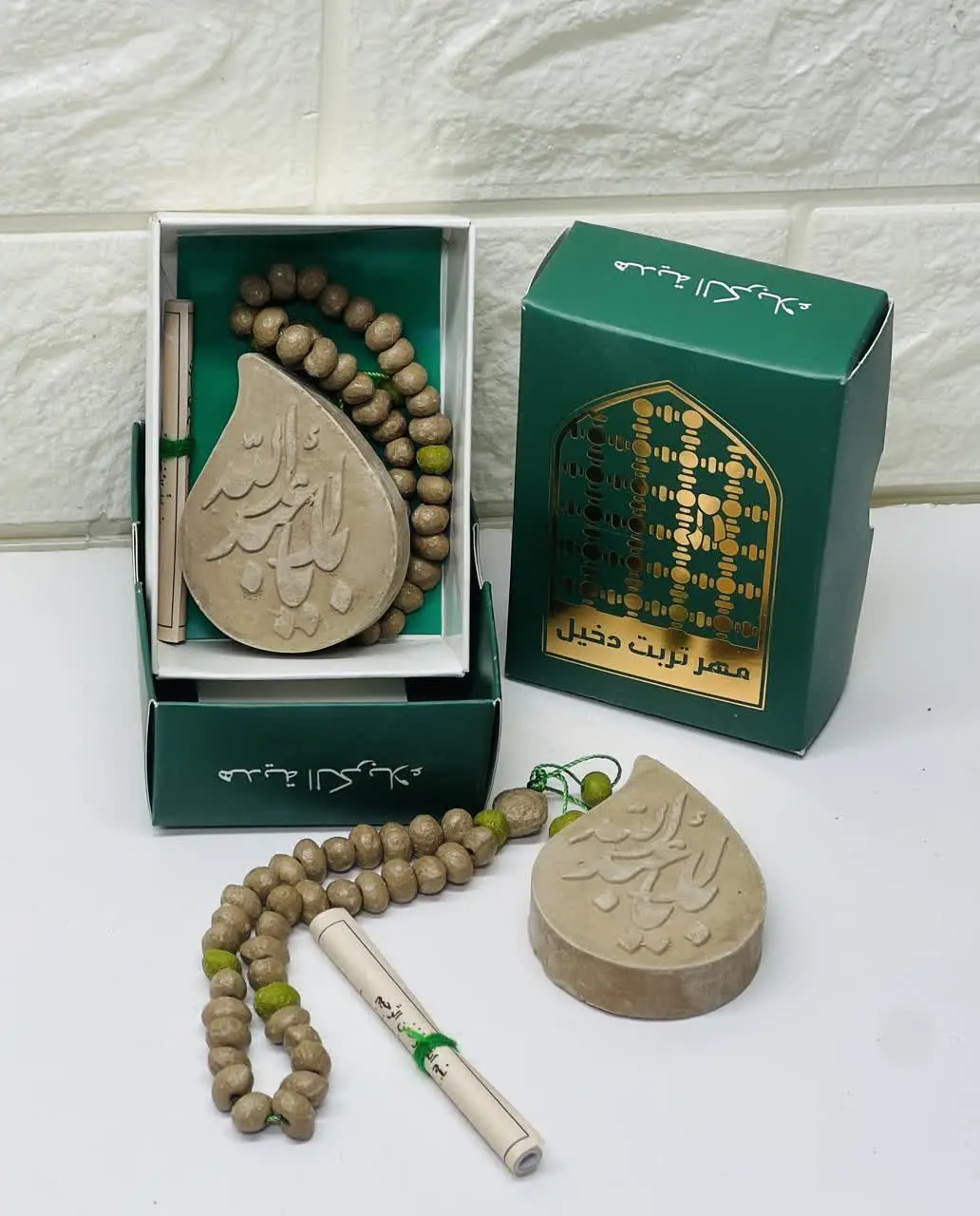 ⚜پک مهر تربت اشکی جعبه سبز