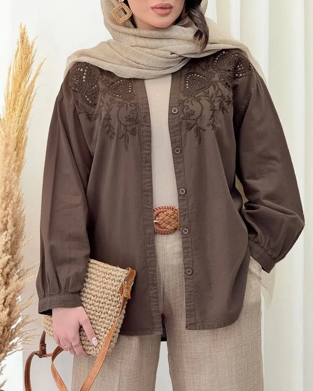 🌷نام: شومیز مانتویی فاطیما