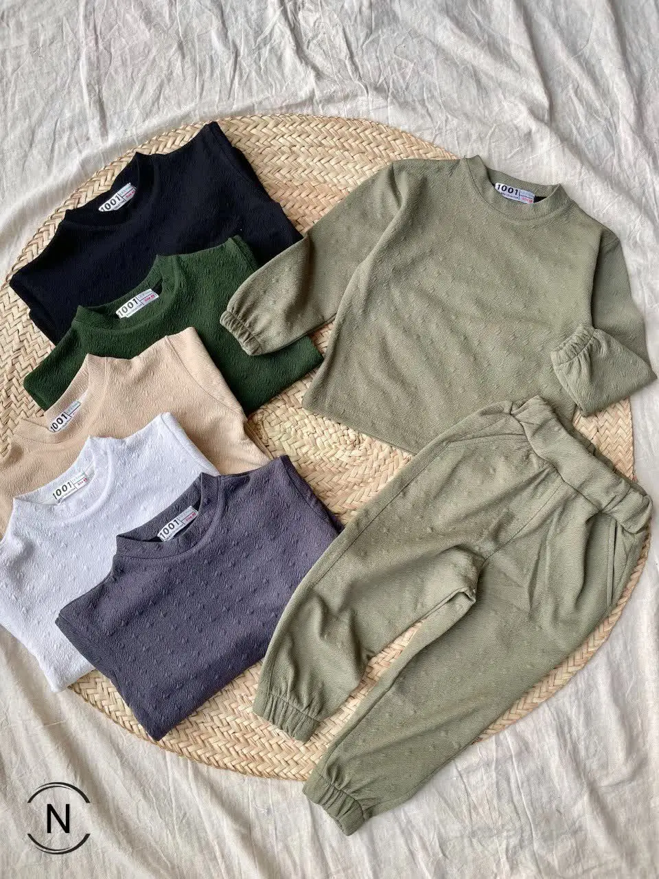 بلوزشلوارپسرانه حصیری لوزی