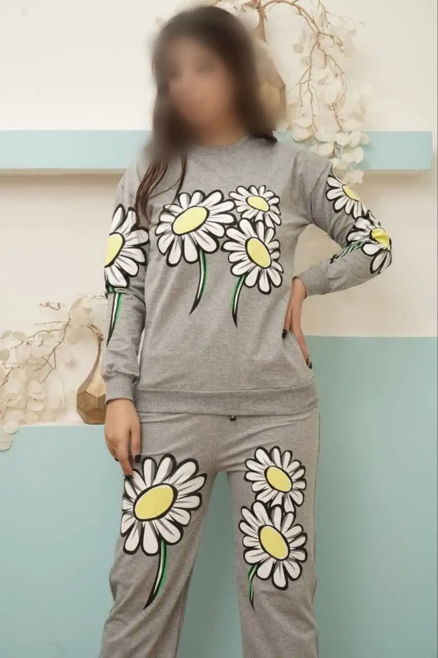 👚نام کالا: ست بلوز شلوار گل بابونه 👌😉
