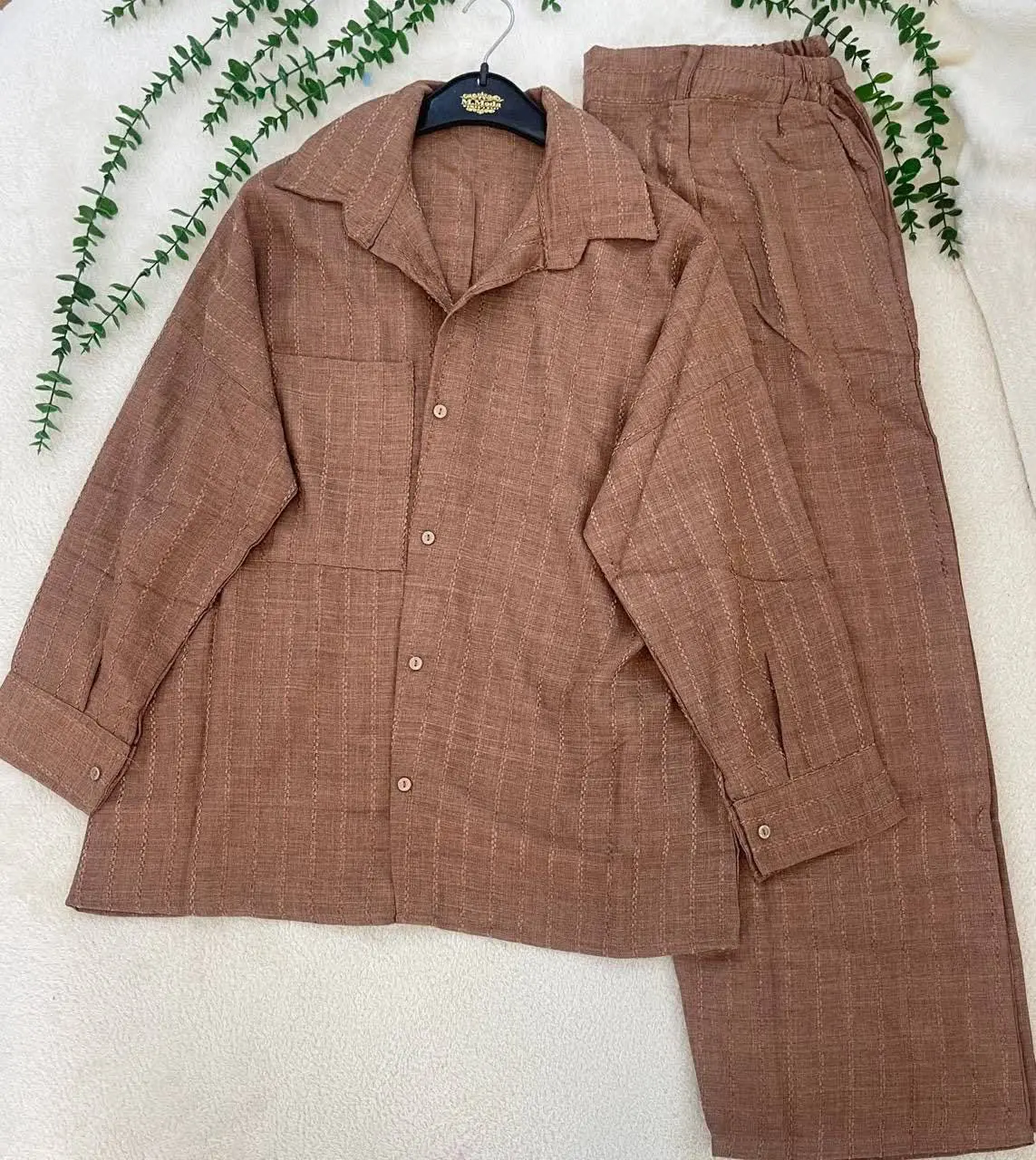 ست تونیک شلوار زیپی