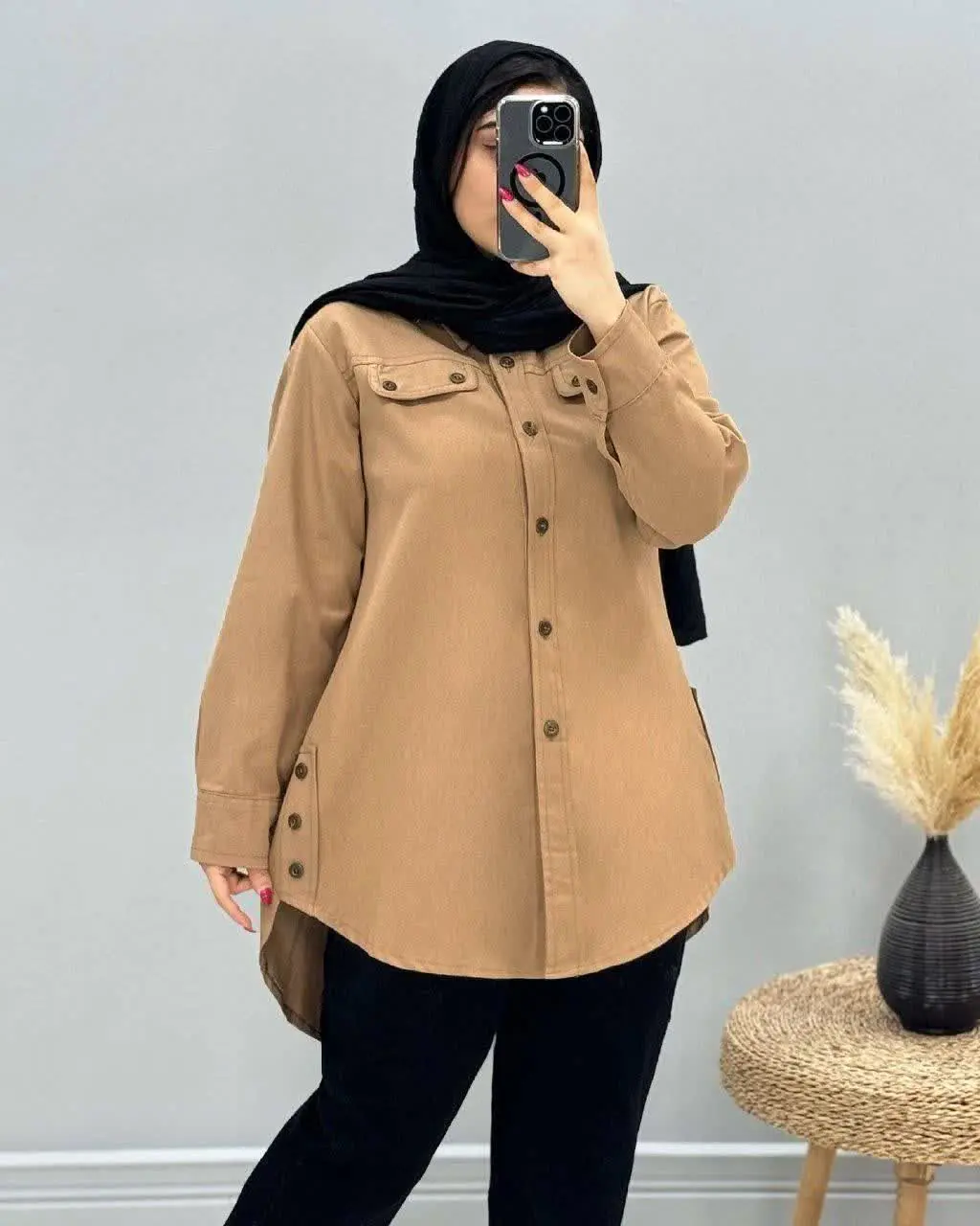 👚 نام: مانتو بغل دکمه
