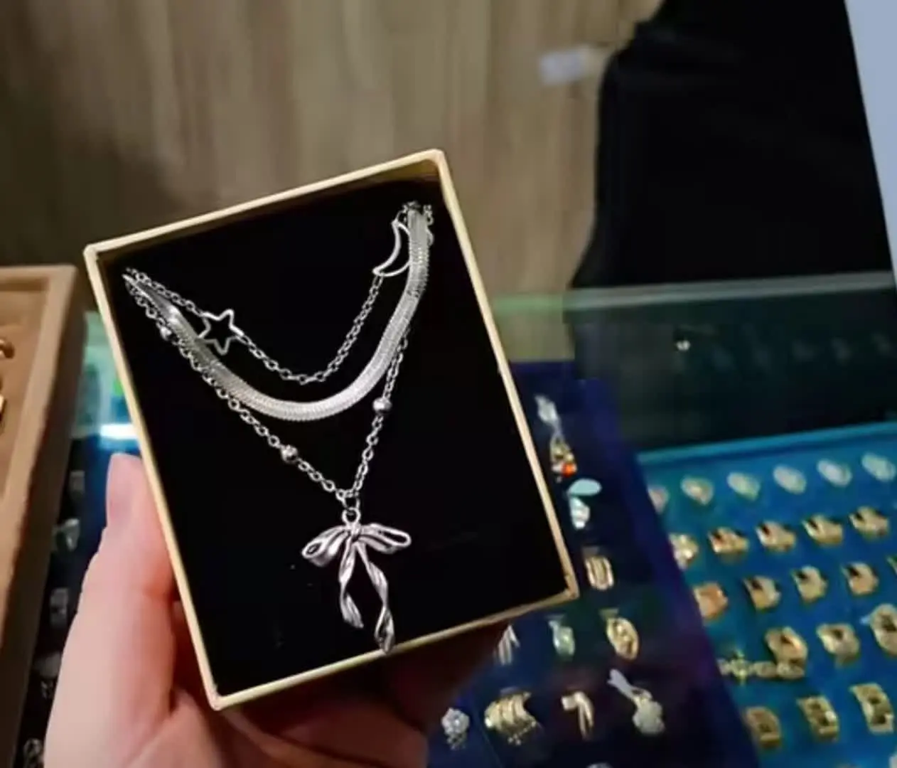 💍گردنبند چند ردیفه ماری و خ...