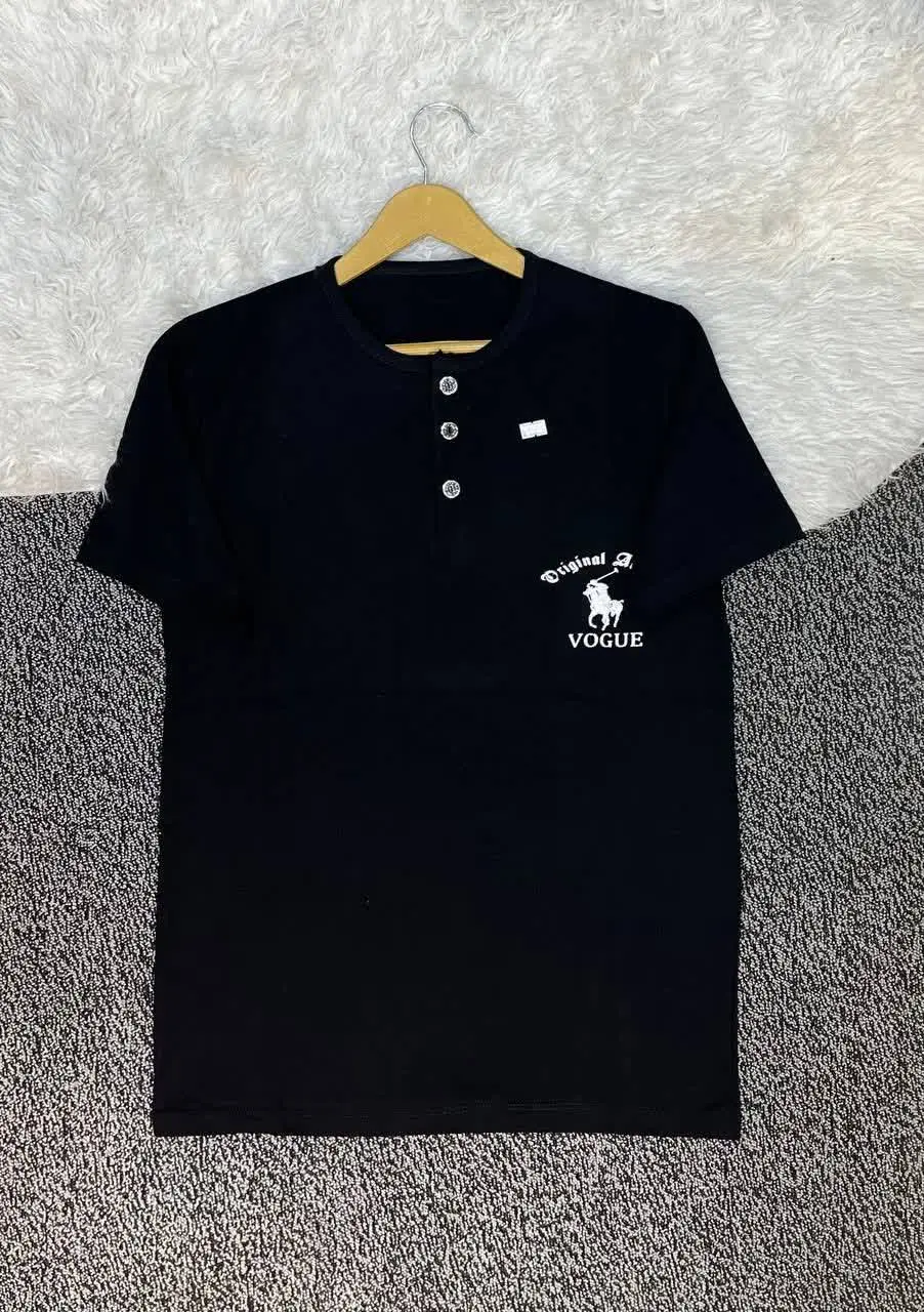 🖋نام: تیشرت مردانه یقه سه دکمه
