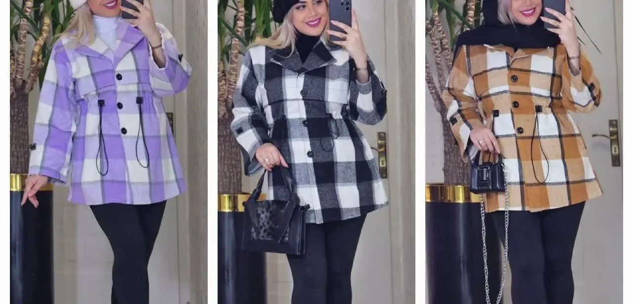 🛍نام: شکت چهارخونه رزا🍂
