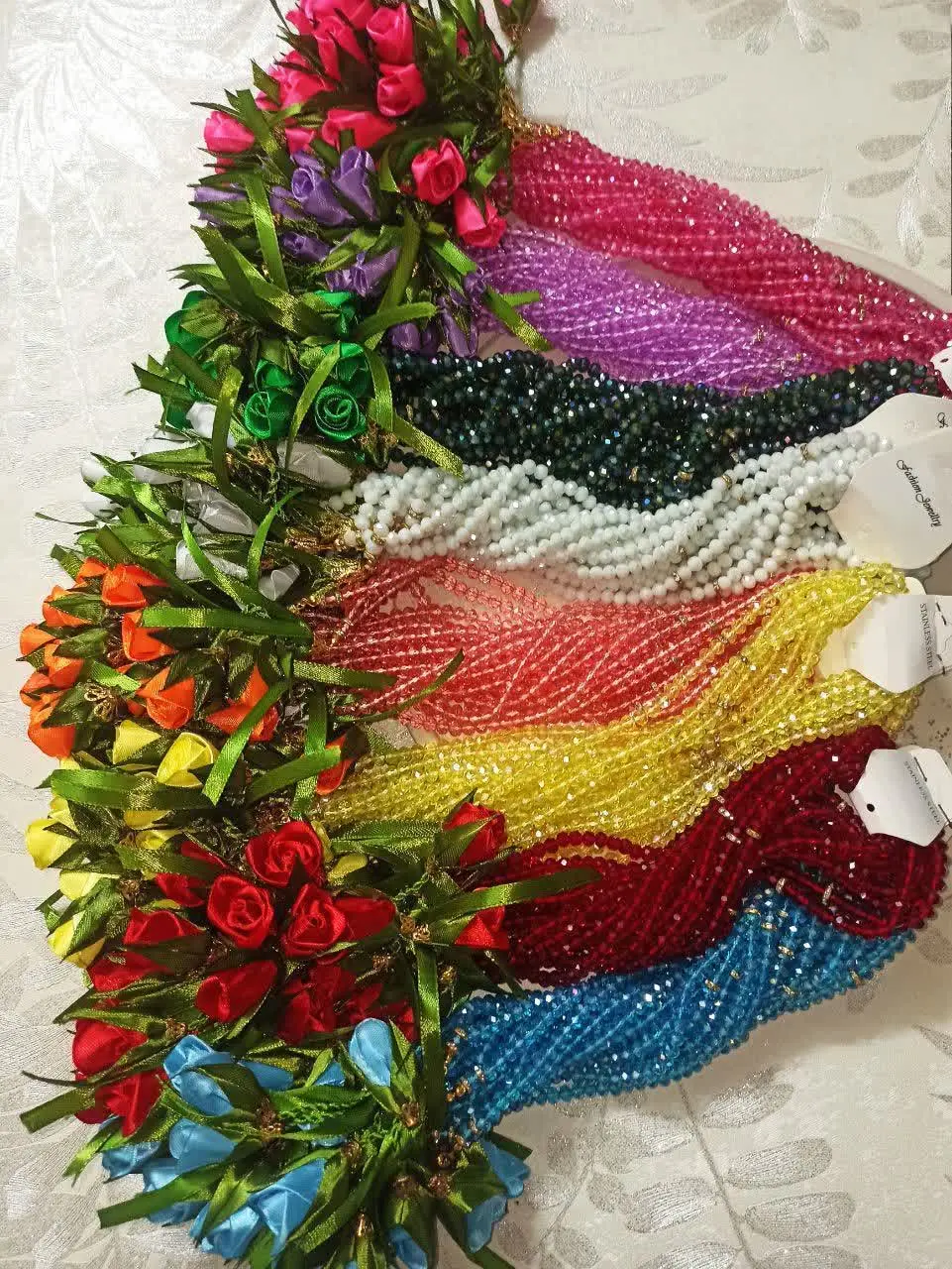 تسبیح ۳گل روبانی