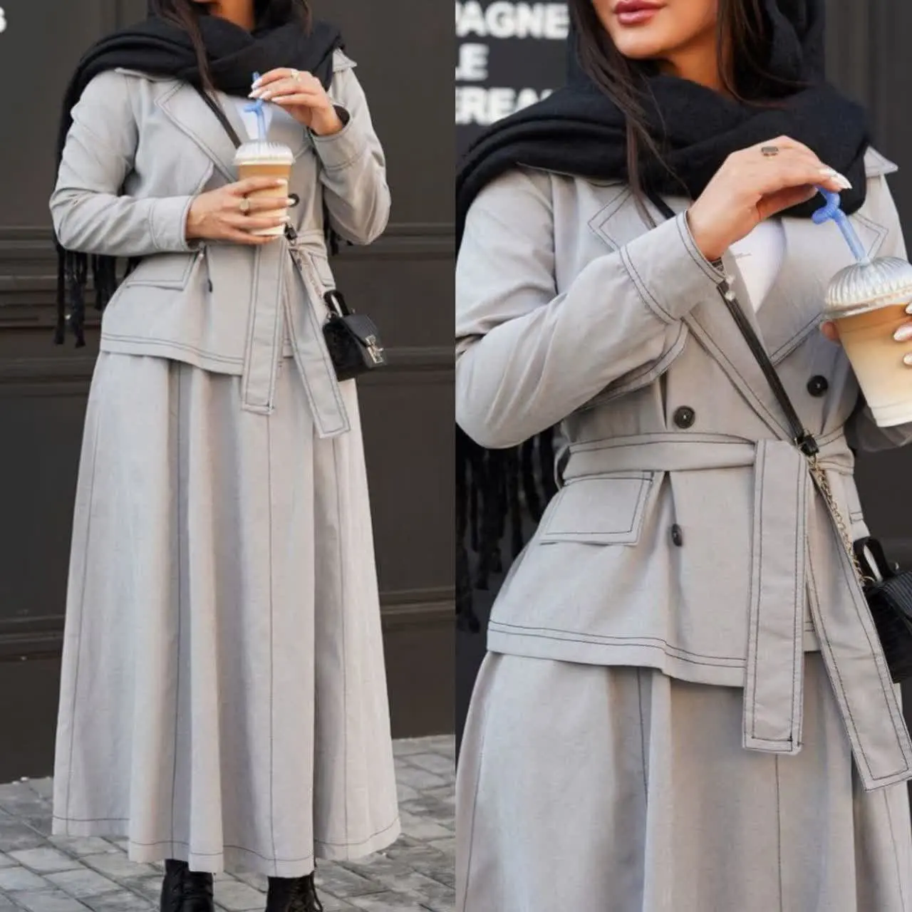 💞کت و دامن شیک مدل مرسانا💞
