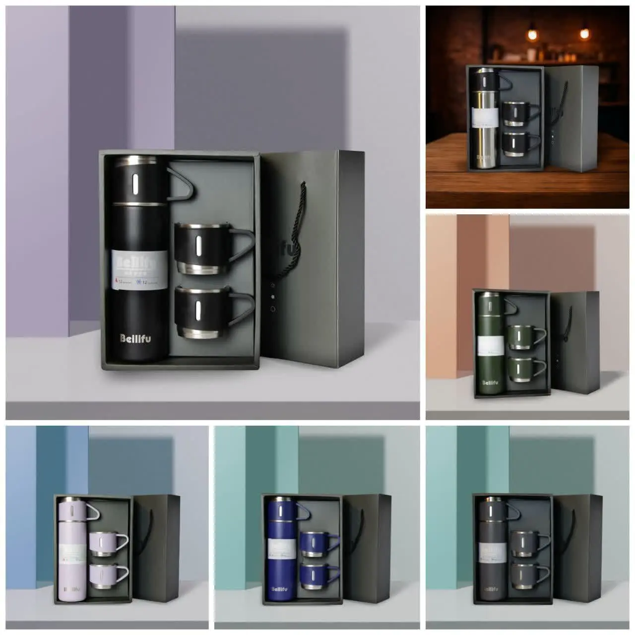 💥 فلاسک سه کاپ بیلیفو درجه یک💥