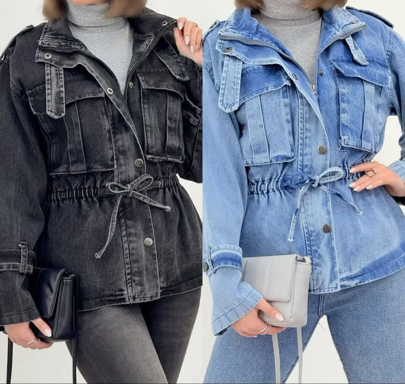 🦋نام محصول: #مانتو جین اسپرت 
