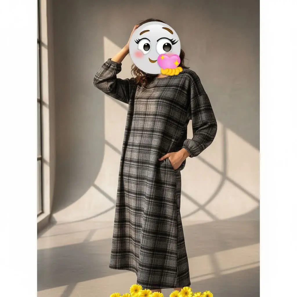 نام: کفتان چهارخانه پشمی