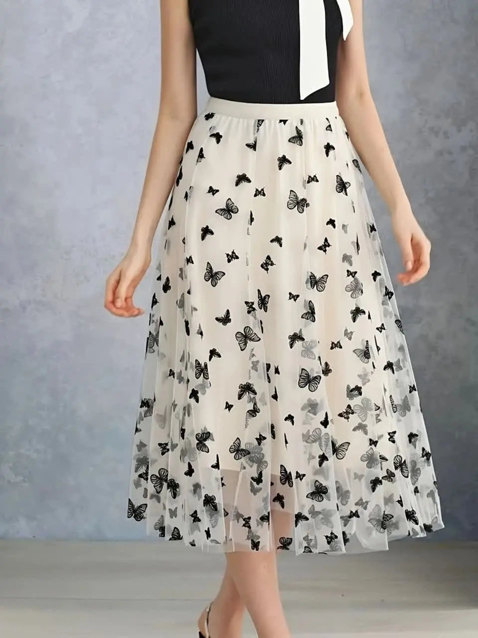 دامن مجلسی پروانه ای طرح بر...