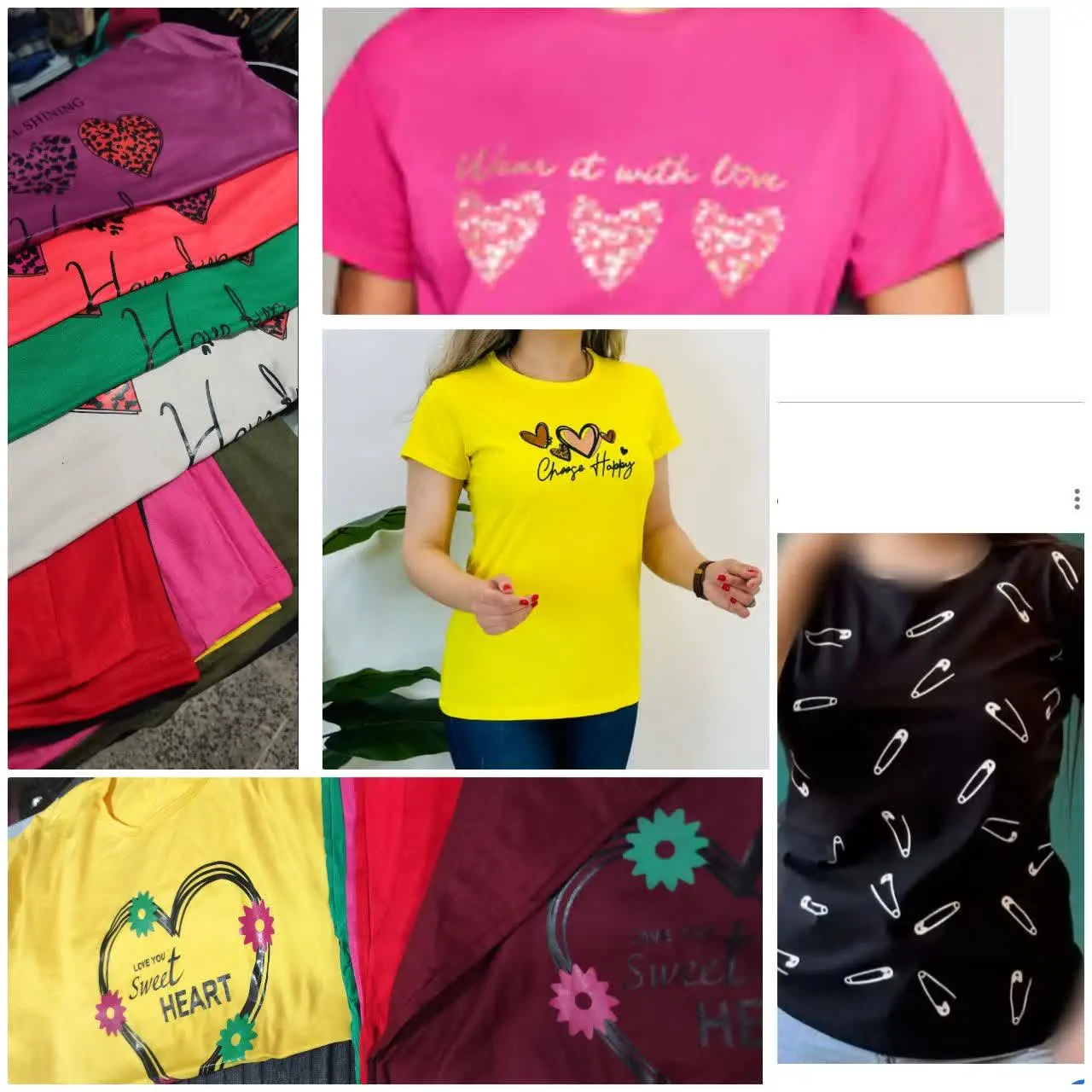 تیشرت نخ پنبه اعلا زنانه مناسب فصل
