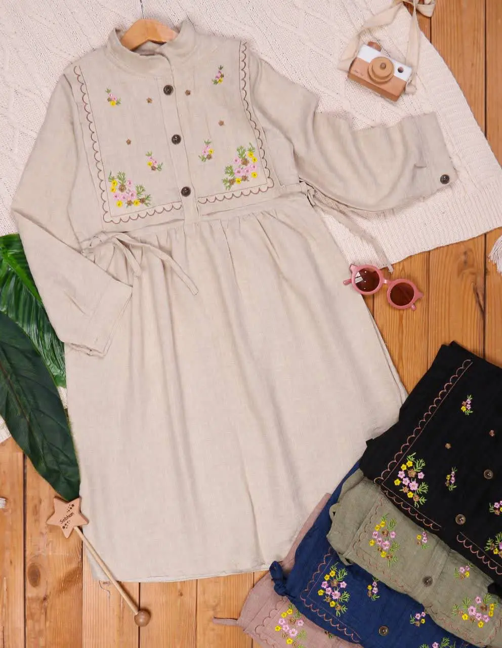 🎄 سارافون بابوس جلو گلدوزی...