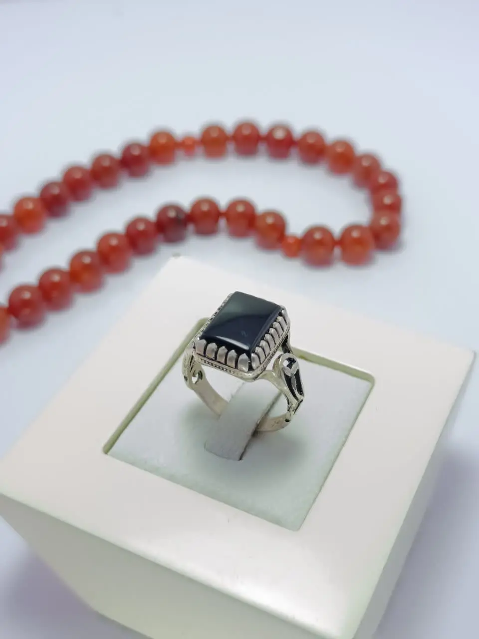 #انگشتر #نقره مردانه با رکاب محبوب و پر طرفدار طرح رهبر
