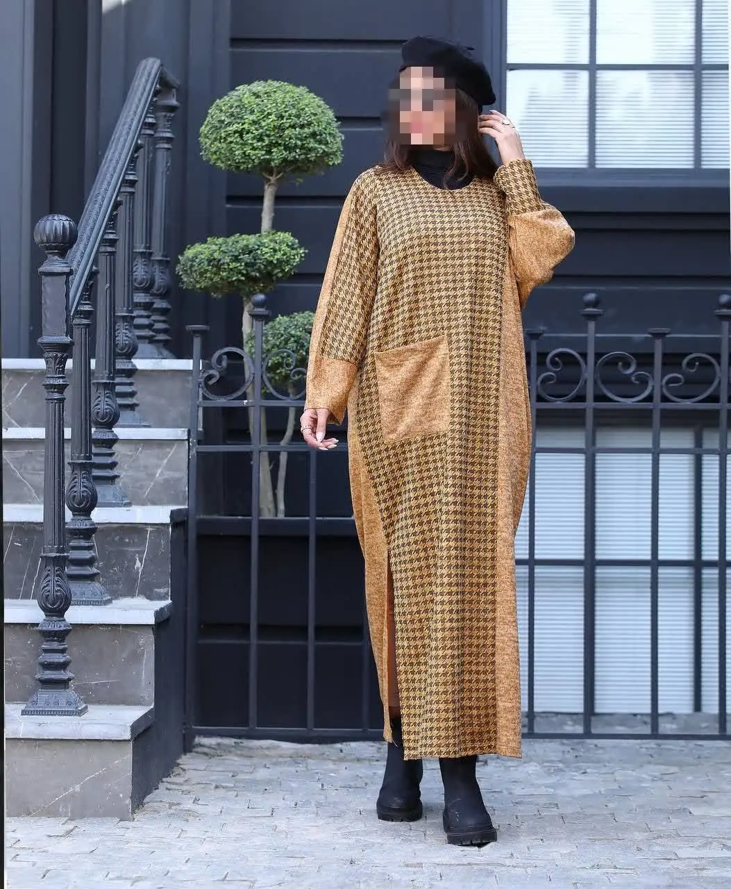 🍁نام: پیراهن مانتویی طرح ملیکا
