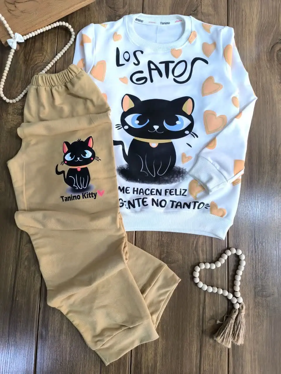 بلوز شلوار گربه مشکی
