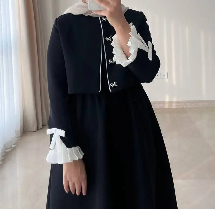 💞ست کت و سارافون مدل پاپیون💞
