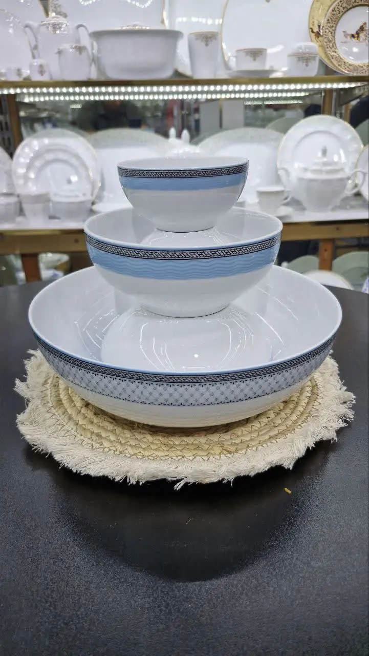 🍽 سرویس پیاله ۱۳ پارچه چینی...