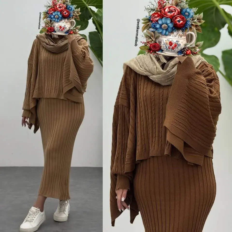 دو تیکه مجلسی بافت سمانه