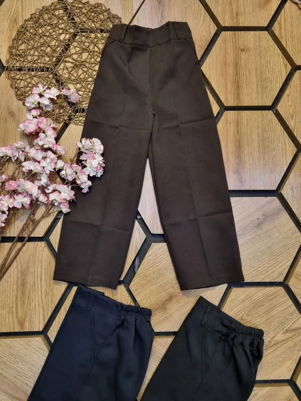 👖شلوار مازراتی راسته دخترانه👧