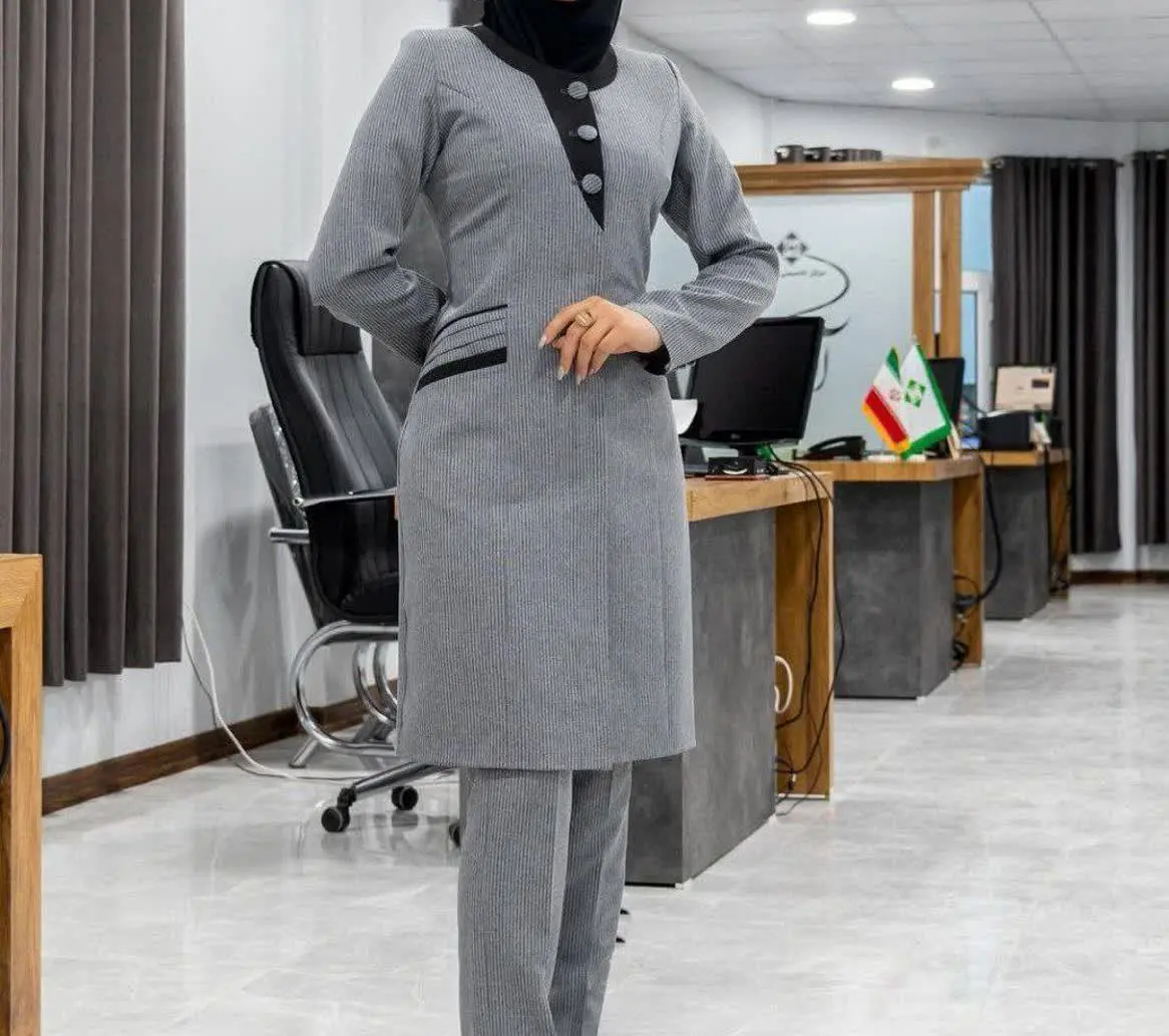 💞ست اداری مانتو شلوار ماهگل💞
