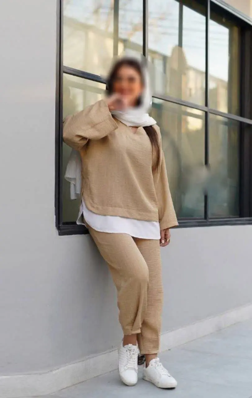 ❤️نام: تونیک و شلوار مدل آرنوشا ۱۶
