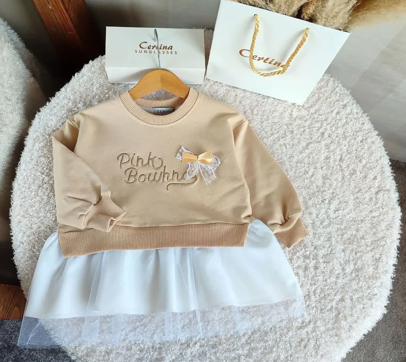 تونیک دامن توری