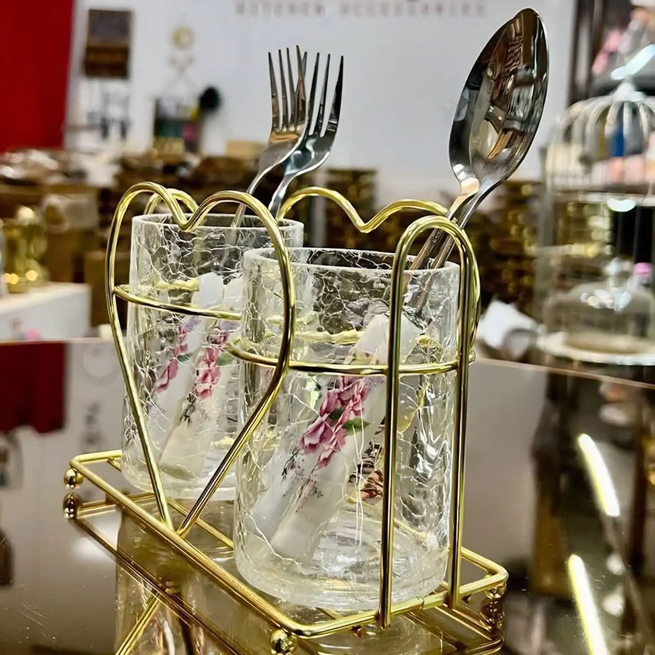 جا قاشقی پایه دار آبگز ❤️