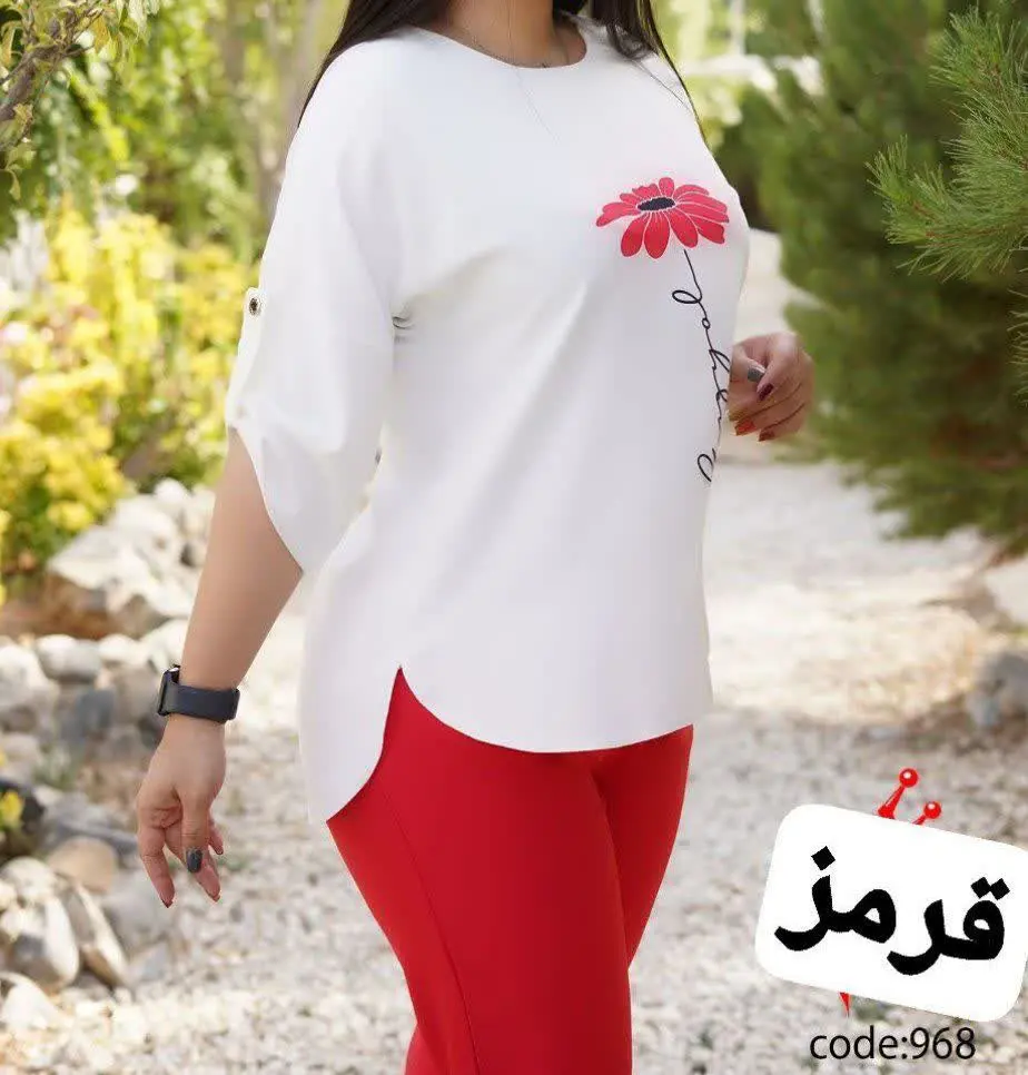 🖋نام: ست شومیز شلوار تک گل
