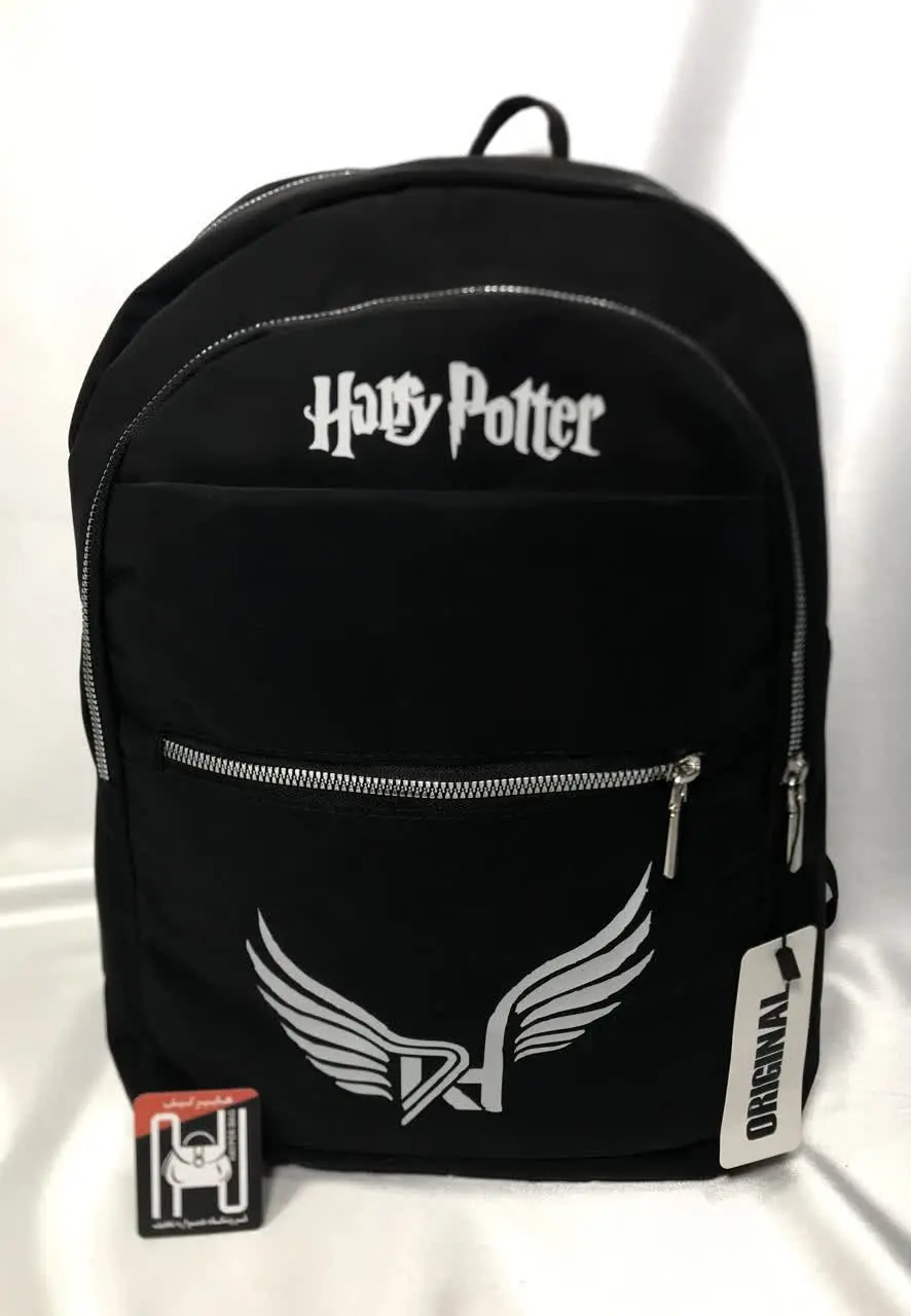 ⚫️ کوله مدرسه‌ای مشکی
