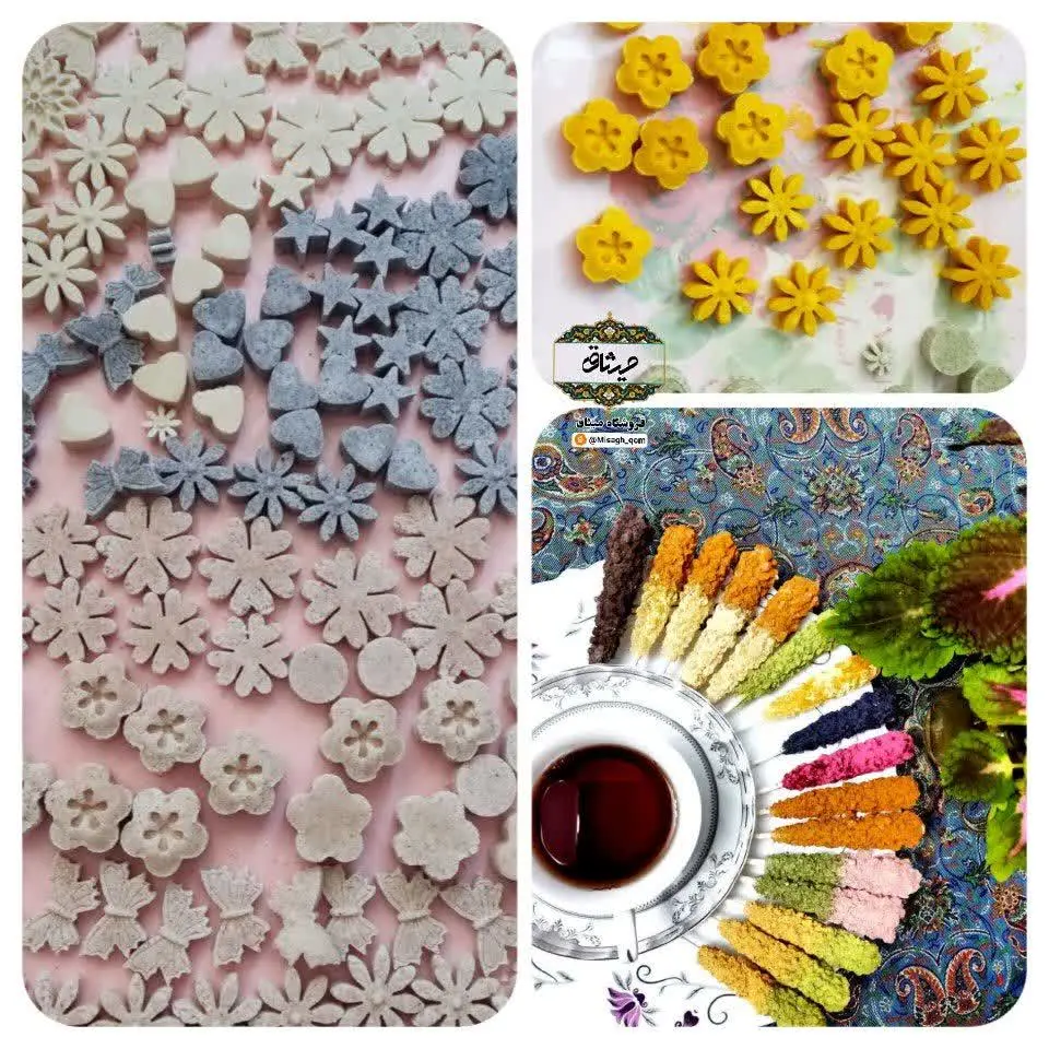 💖قند و نبات‌های طعم دار😍😍😍
