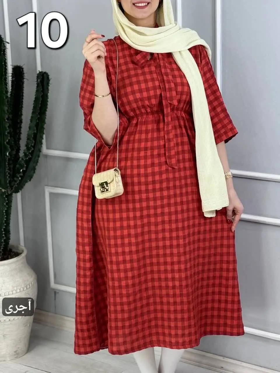 نام: ماکسی ساحلی چهارخانه😍💁🏻‍♀️
