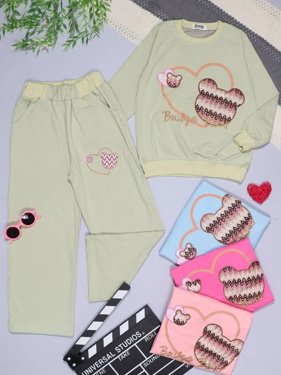 👫بلوز و شلوار دخترانه خرس و...