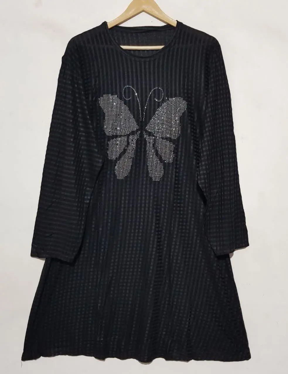 تونیک نگین دار مشکی😍گل
