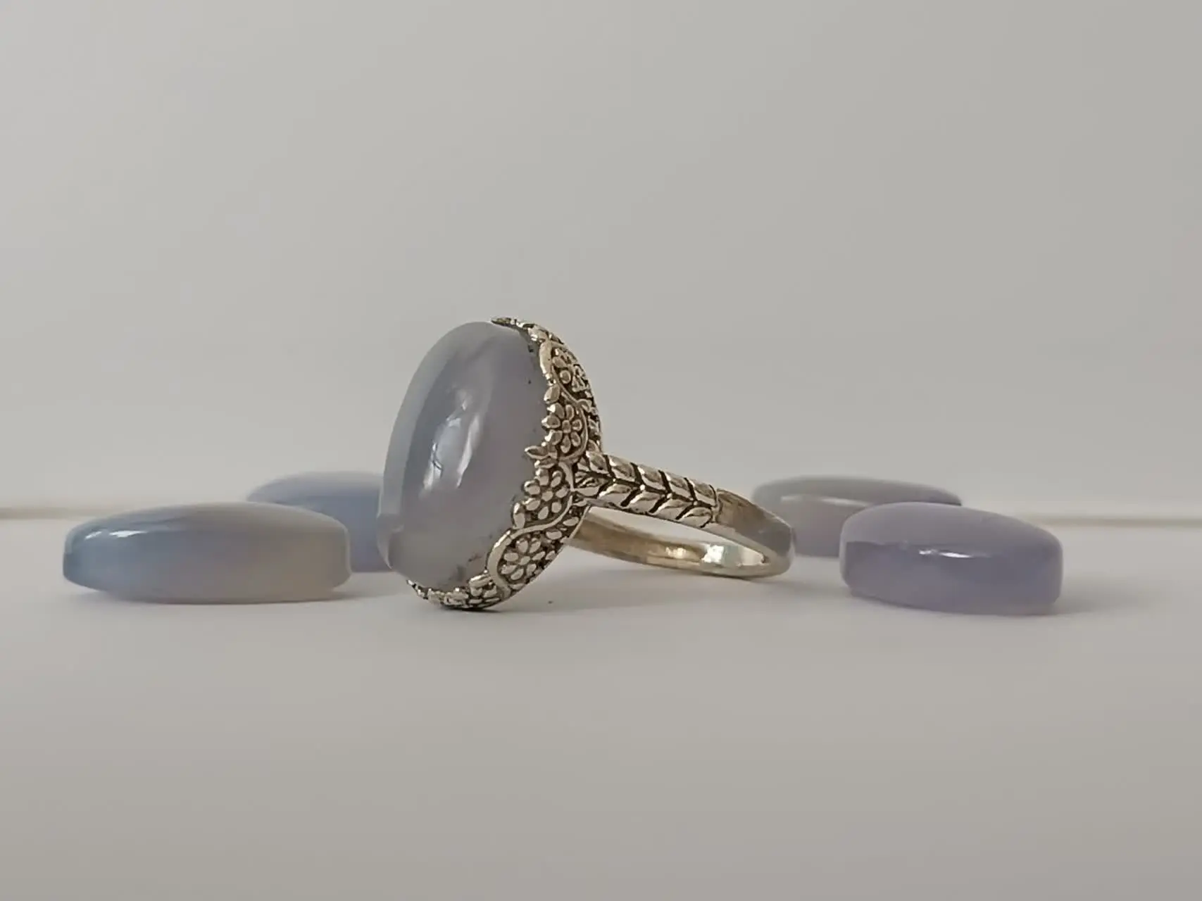 #انگشتر_زنانه_عقیق_کبود_یمنی
