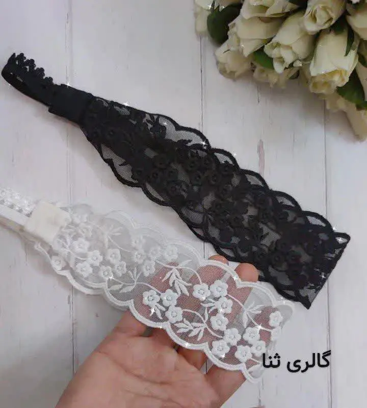 هدبندهای قشنگ توری که این ر...